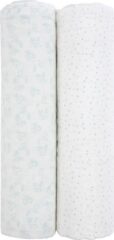 SWADDLE & BURP BLANKET X-LARGE LELA LIGHT GREY