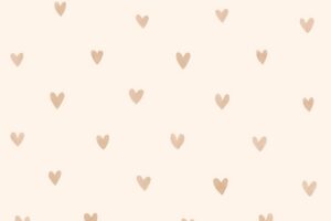 Behangpapier Hartjes Goud En Beige Estahome
