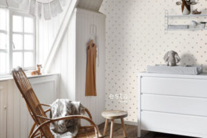 Behangpapier Hartjes Goud En Beige Estahome