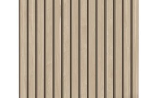 Behang Houten Wandpanelen 3D Beige Estahome