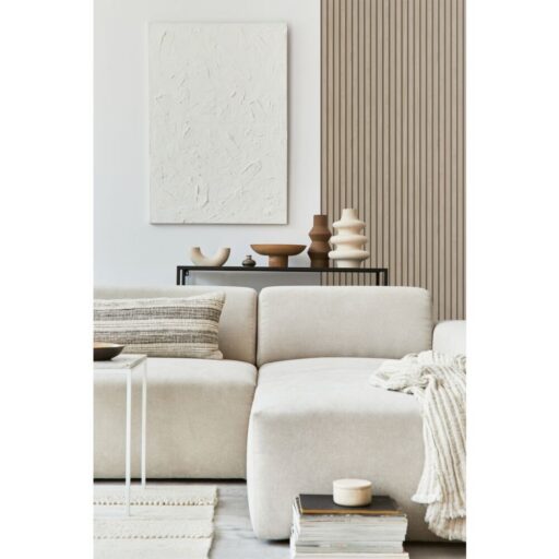Behang Houten Wandpanelen 3D Beige Estahome