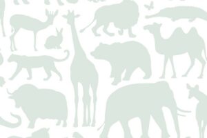 Behang Dieren Muntgroen Estahome