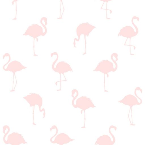Behangpapier Flamingo’s Lichtroze Estahome