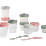 Set Bewaarpotjes 1e Leeftijd Eucalyptus Béaba