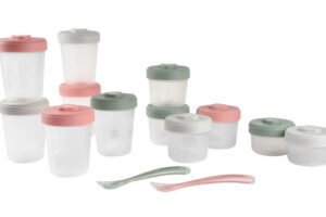 Set Bewaarpotjes 1e Leeftijd Eucalyptus Béaba