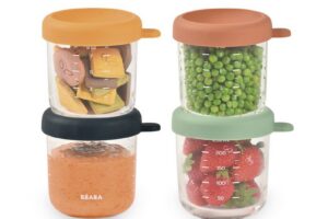 Bewaarpotjes Glas Set 4 Sunrise Beaba