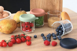 Bewaarpotjes Glas Set 4 Sunrise Beaba