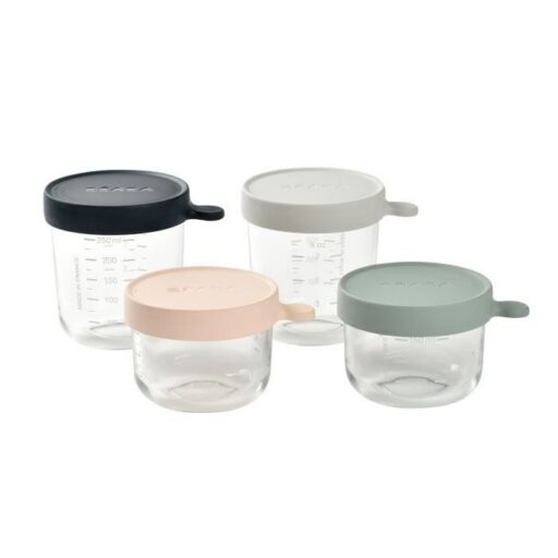 Bewaarpotjes Glas Set 4 Béaba