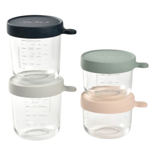 Bewaarpotjes Glas Set 4 Béaba