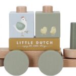 Blokkentrein Tractor Little Farm Little Dutch