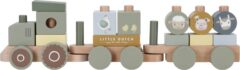 Blokkentrein Tractor Little Farm Little Dutch