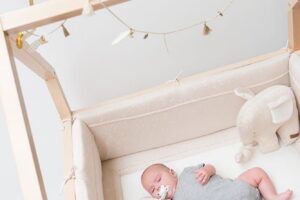 Boxkleed Sparkle Goud – Ivoor Baby’s Only
