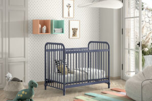 BABYBED 60 X 120 MATT BLUE DENIM VIPACK