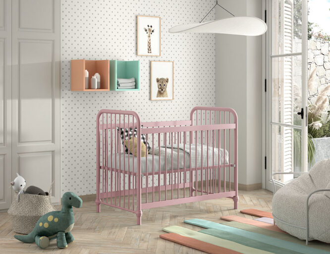 BABYBED 60 X 120 MAT MISTY PINK VIPACK
