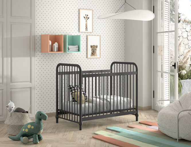 BABYBED 60 X 120 MAT BLACK VIPACK
