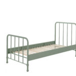 BED 90 X 200 BRONXX MATT OLIVE GREEN VIPACK