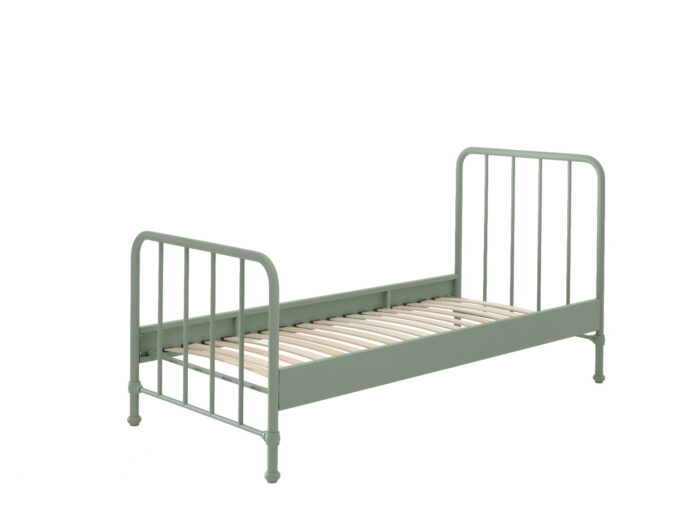 BED 90 X 200 BRONXX MATT OLIVE GREEN VIPACK