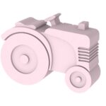 Blafre Brooddoos Tractor Lichtroze