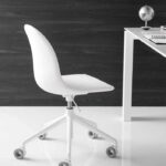 BUREAUSTOEL WIT MET ONDERSTEL WIT ACADEMY CALLIGARIS