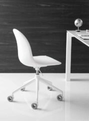 BUREAUSTOEL WIT MET ONDERSTEL WIT ACADEMY CALLIGARIS