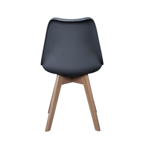 Bureaustoel Scandinave Grijs Met Kussen