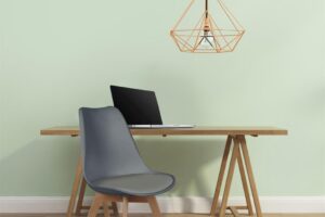 Bureaustoel Scandinave Grijs Met Kussen