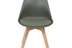 Bureaustoel Scandinave Kaki Met Kussen