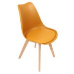 Bureaustoel Scandinave Oker Met Kussen The Concept Factory