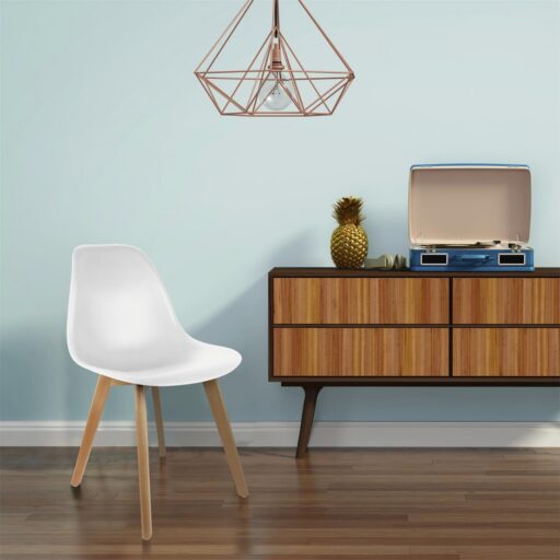 Bureaustoel Scandinave Wit