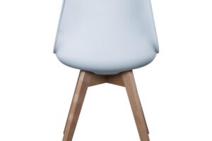 Bureaustoel Scandinave Wit Met Kussen