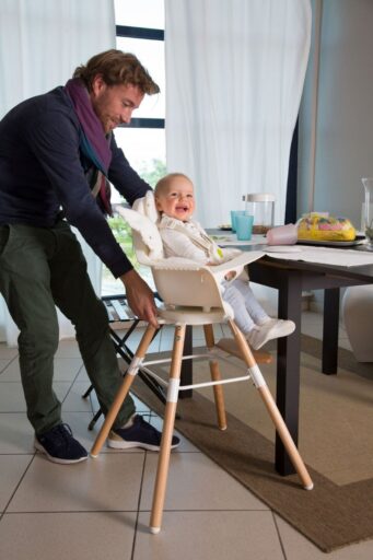 Kinderstoel Evolu One 80° Naturel/Antraciet