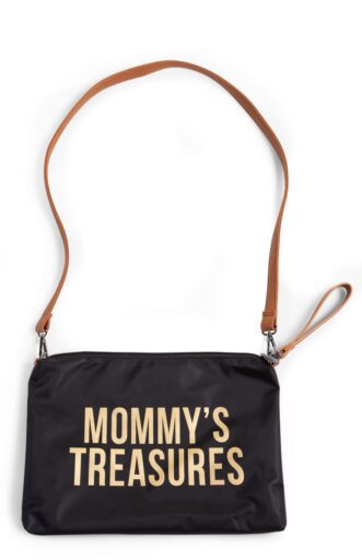 Tasje Mommy Clutch Black And Gold Childhome