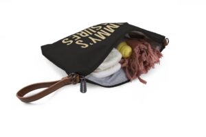 Tasje Mommy Clutch Black And Gold Childhome