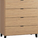 COMMODE MET LADES SIMPLE OAK VOX