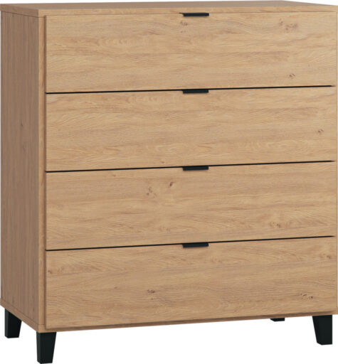 COMMODE MET LADES SIMPLE OAK VOX