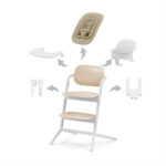 KINDERSTOEL LEMO SAND WHITE 4 IN 1 CYBEX