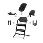 KINDERSTOEL LEMO STUNNING BLACK 4 IN 1 CYBEX
