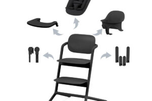 KINDERSTOEL LEMO STUNNING BLACK 4 IN 1 CYBEX