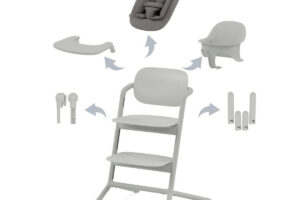 KINDERSTOEL LEMO SUEDE GREY 4 IN 1 CYBEX