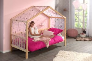 BED DALLAS BREED DAK SPIJLEN NATUREL 90 X 200 VIPACK