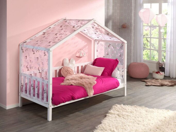 BED DALLAS BREED DAK SPIJLEN WIT 90 X 200 VIPACK