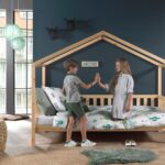 BED DALLAS BREED DAK SPIJLEN NATUREL 90 X 200 VIPACK
