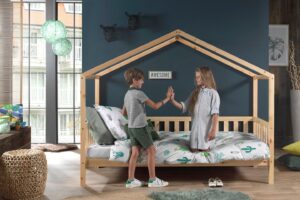BED DALLAS BREED DAK SPIJLEN NATUREL 90 X 200 VIPACK