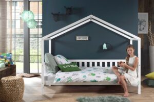 BED DALLAS BREED DAK SPIJLEN WIT 90 X 200 VIPACK