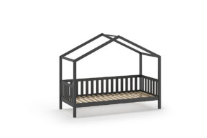 BED DALLAS BREED DAK SPIJLEN ANTRACIET 90 X 200 VIPACK