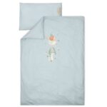 Dekbedovertrek Baby Denim Blue 120x150 Cm Little Dutch
