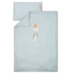 Dekbedovertrek Baby Denim Blue 120x150 Cm Little Dutch