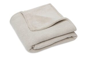 Dekentje Basic Knit Nougat Fleece Jollein