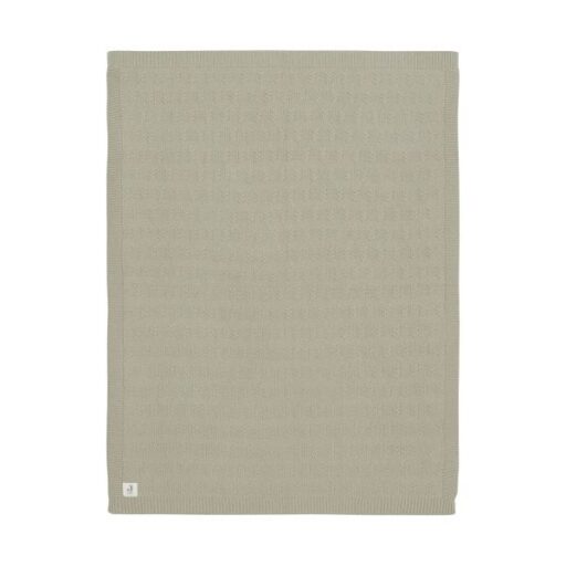 Dekentje Grain Knit Olive Green Velvet Jollein