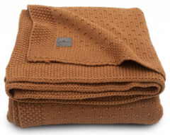 Deken 100x150cm Bliss Knit Caramel